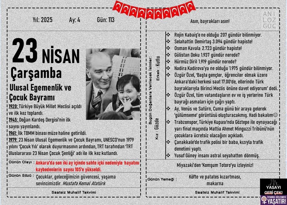 Ulusal Egemenlik ve Çocuk Bayramı 1